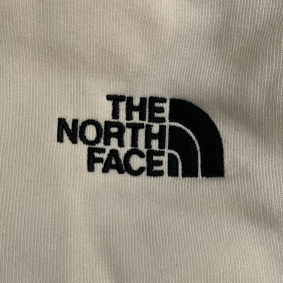The North Face Cream Hoodie Sweatshirt Unisex mens XL womens XXL - Picture 9 of 12